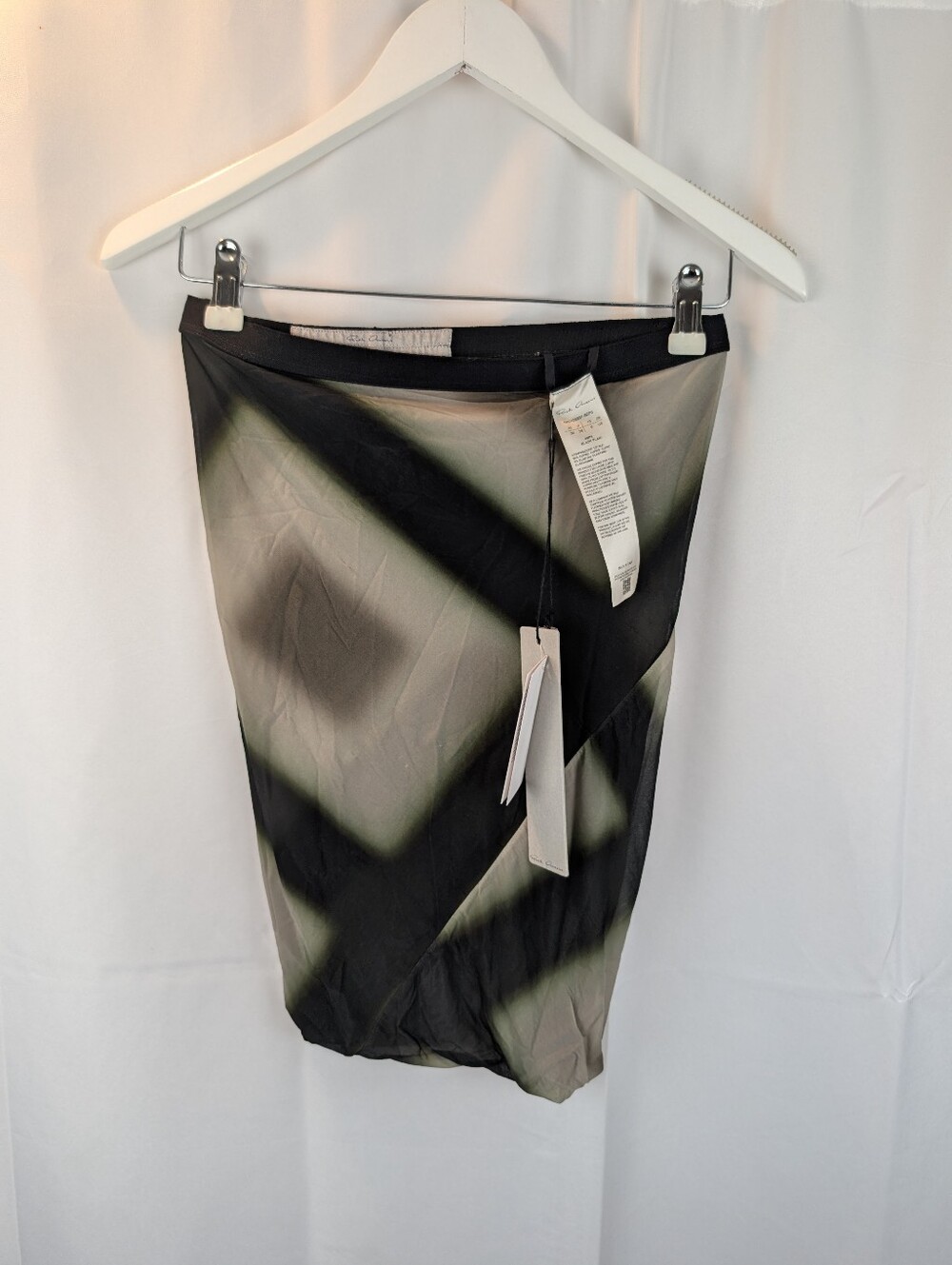 Rick Owens EDFU SS33 patterned skirt size 6 BNWT - Picture 5 of 13